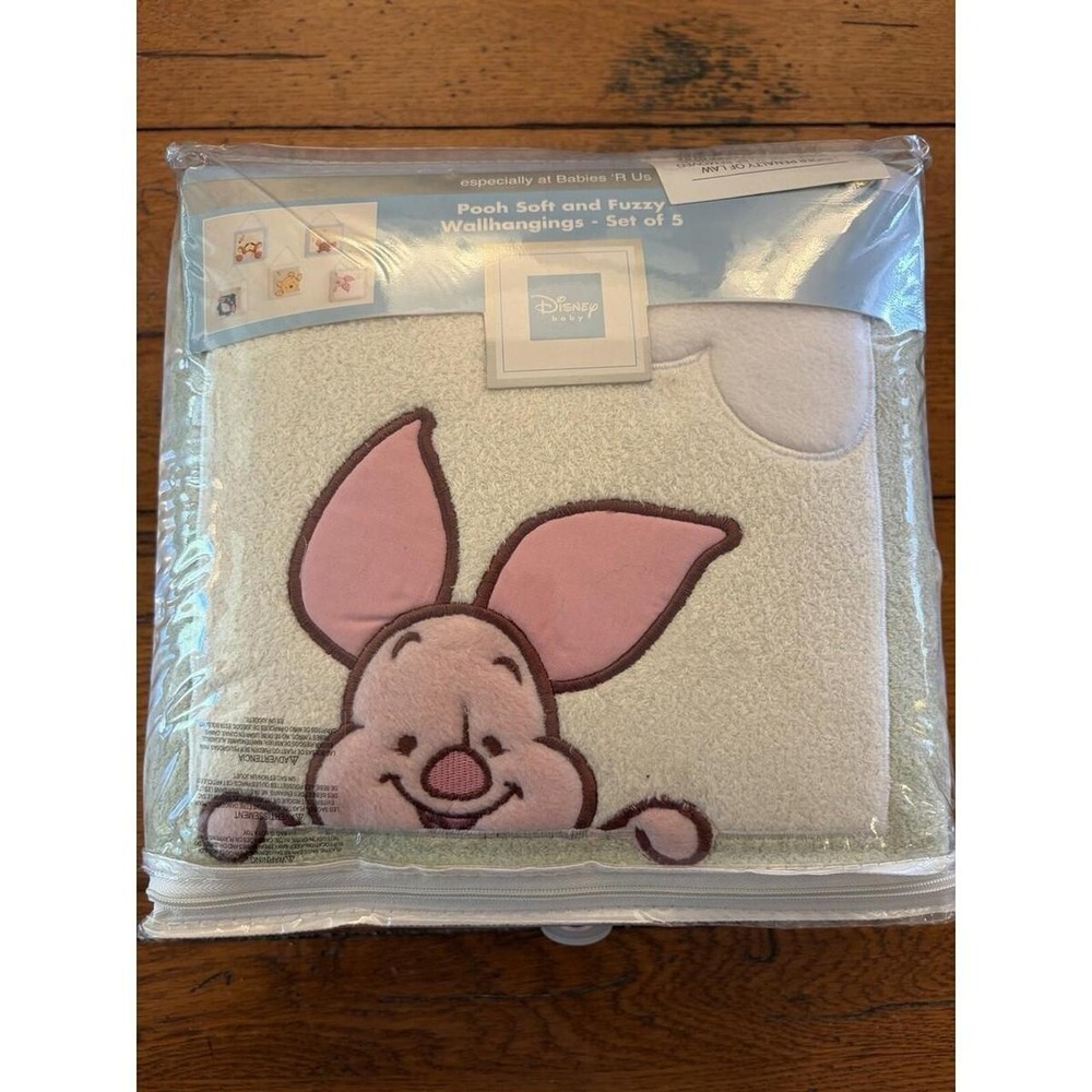 Disney Baby Classic Pooh Soft & Fuzzy Wallhanging Piglet Tigger Eeyore BabiesRus